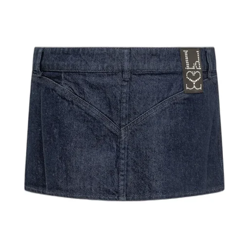 Lace-Up Mini Skirt