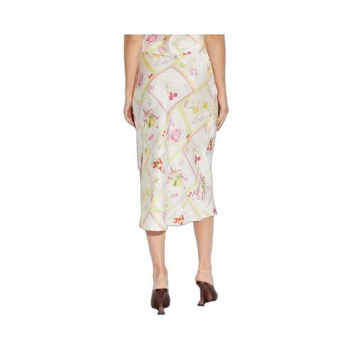 Floral Print Midi Skirt
