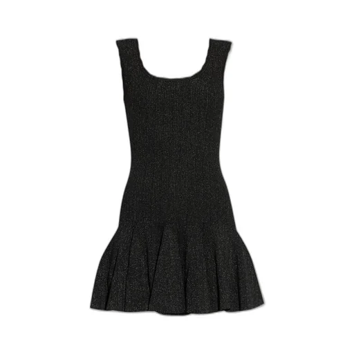 Flared Knit Mini Dress