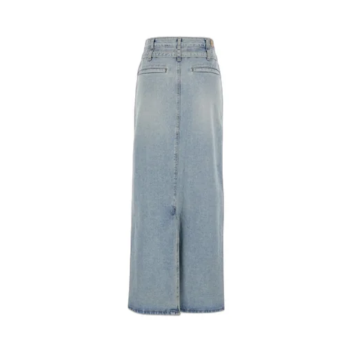 High-Waisted Belted Skirt