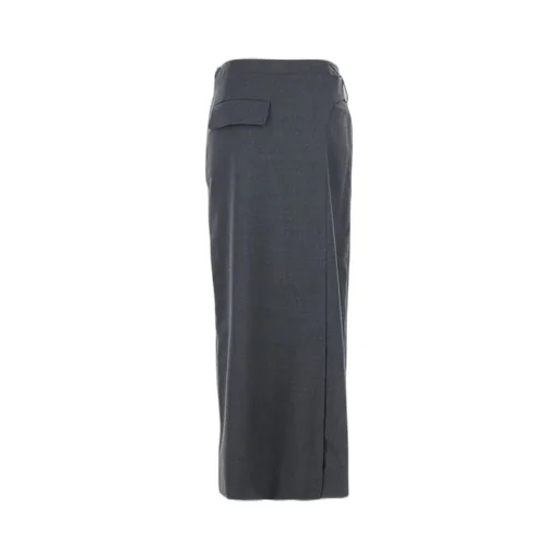 Belted Midi Skirt