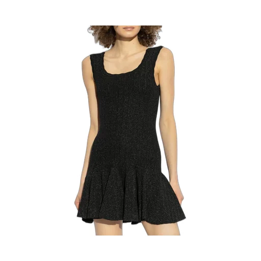 Flared Knit Mini Dress