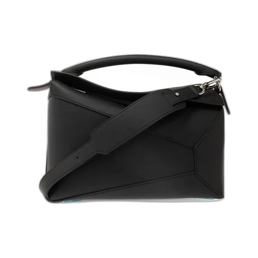 Puzzle Edge Top Handle Bag