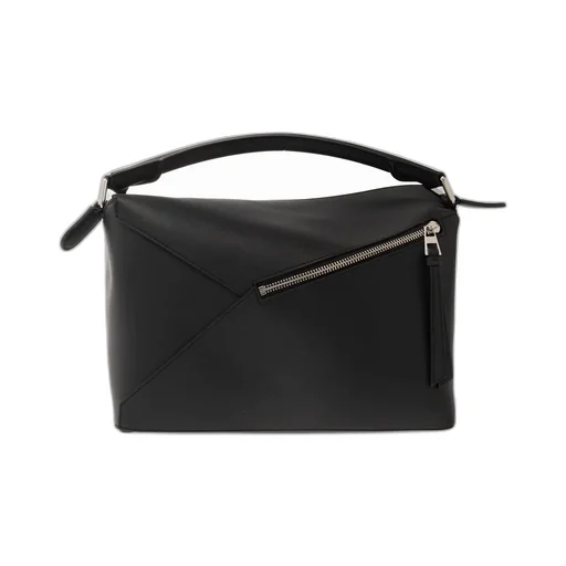 Puzzle Edge Top Handle Bag