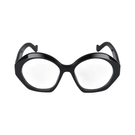 Anagram Logo Plaque Round Frame Glasses