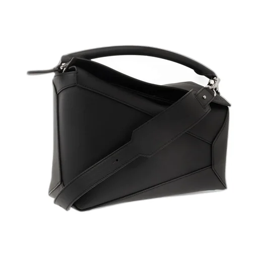 Puzzle Edge Top Handle Bag