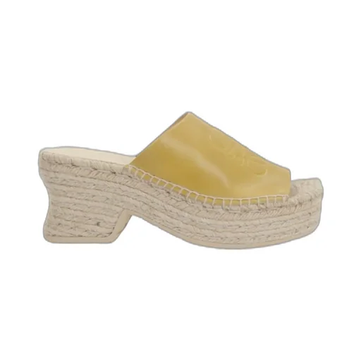 Petal Espadrille Platform Slides