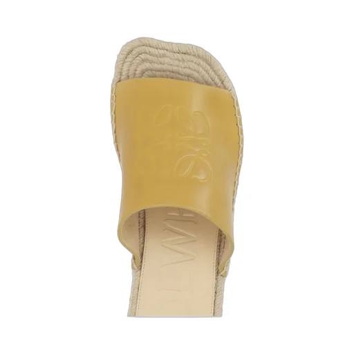 Petal Espadrille Platform Slides
