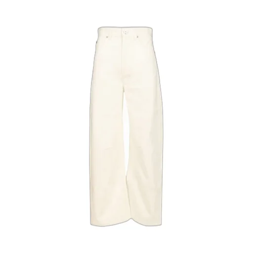 Logo Patch Wide Leg Jeans
