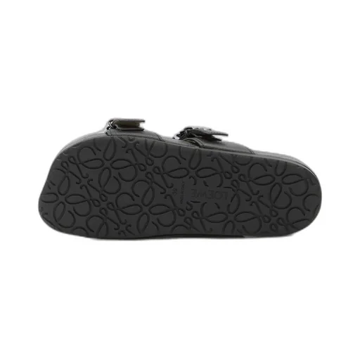 Logo-Plaque Slip-On Sandals
