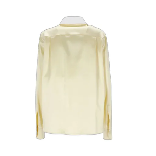 Long-Sleeved Satin Shirt