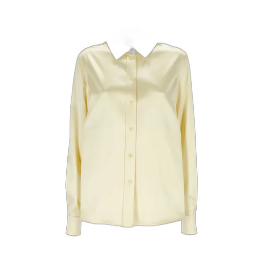Long-Sleeved Satin Shirt