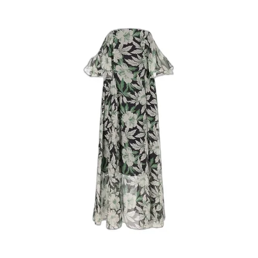 Floral-Printed Off-Shoulder Dress