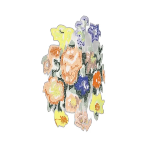 Floral Embroidered Crewneck T-Shirt