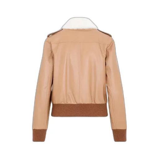 Zip-Up Leather Jacket