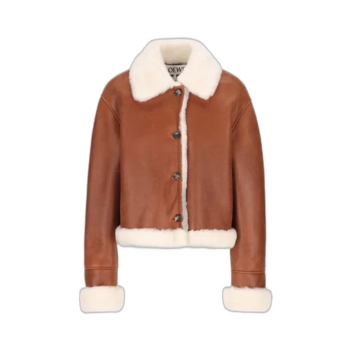 Cropped Shearling Jacket