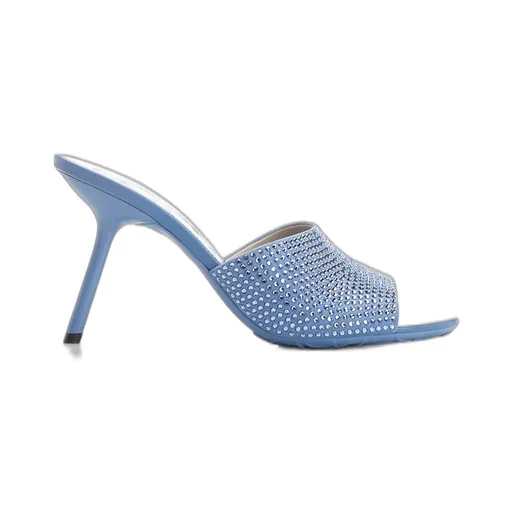 Petal Embellished Slip-On Mules