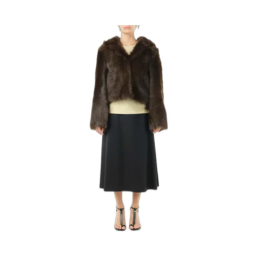 Hooded Faux Fur Coat