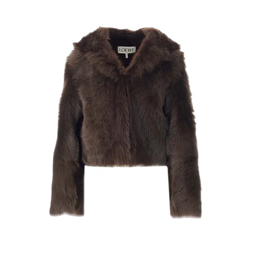 Hooded Faux Fur Coat