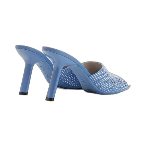 Petal Embellished Slip-On Mules