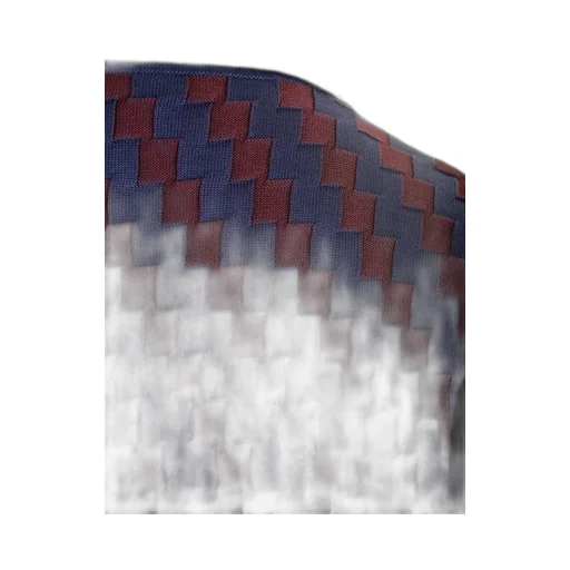 Checked Knitted Polo Shirt