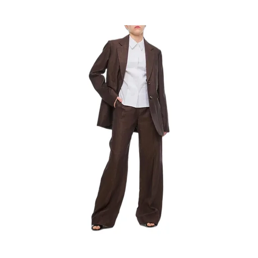 High-Waist Straight-Leg Trousers
