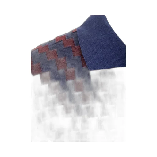 Checked Knitted Polo Shirt
