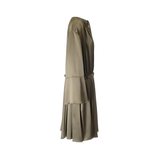 Elasticated Waist Long Sleeved Tunic Dress