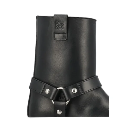 Campo Anagram Embossed Biker Boots