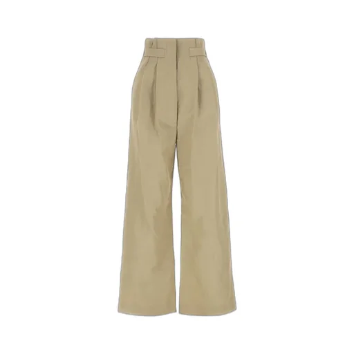 Logo Patch Wide-Leg Trousers