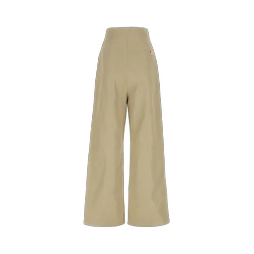 Logo Patch Wide-Leg Trousers