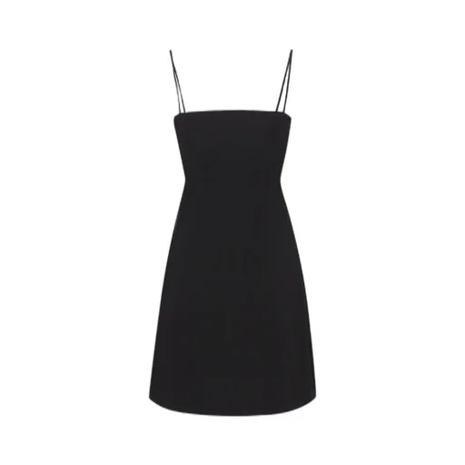 Thin Strapped Flare Silhouette Dress
