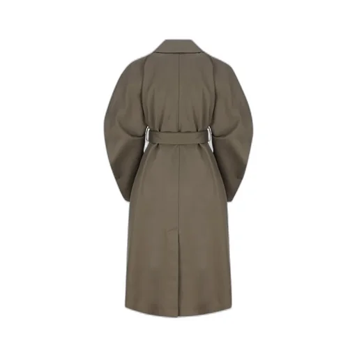 Double Breasted Belted Trench Coat
