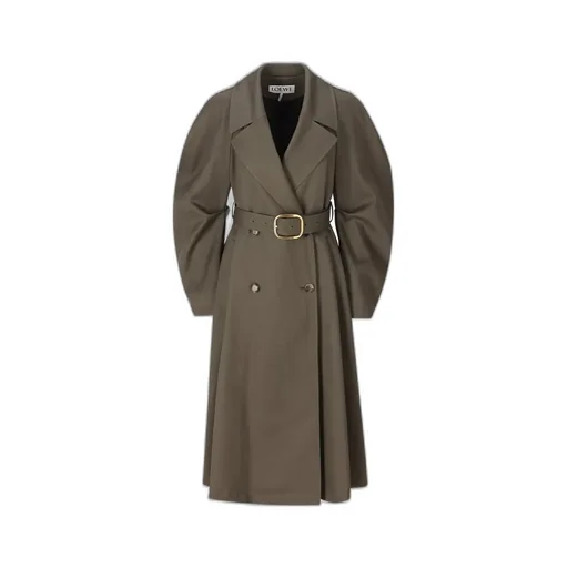 Double Breasted Belted Trench Coat