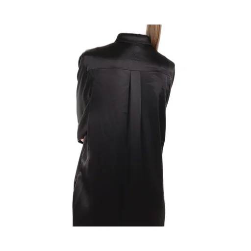 Draped Shirt Dress