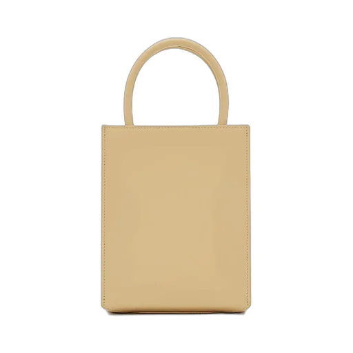 Logo Embossed Tote Bag