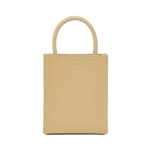 Logo Embossed Tote Bag