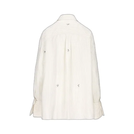 Allover Penguins Jacquard Striped Shirt