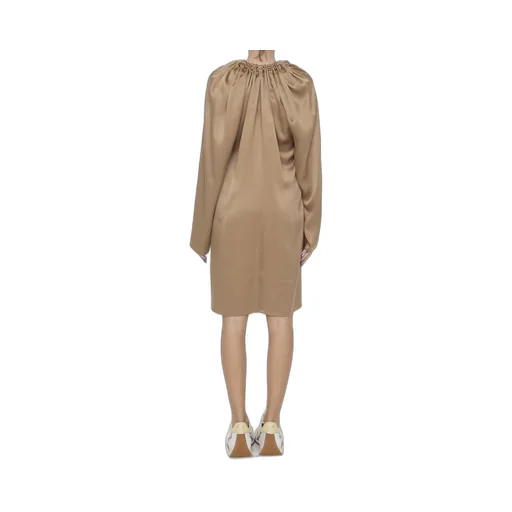 Long-Sleeved Chained Dress