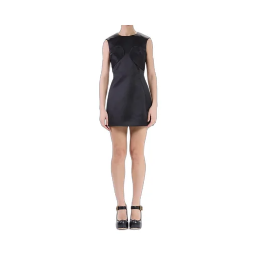 Seamed Up Satin Dress