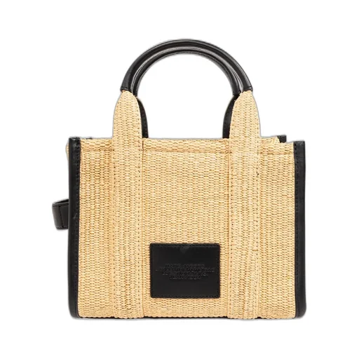 The Small Woven Top Handle Bag