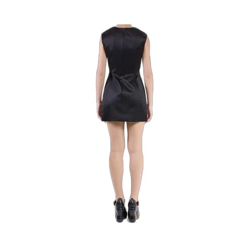 Seamed Up Satin Dress