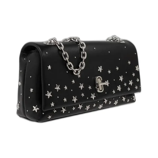 The Star Embellished Dual Chain Shoulder Bag