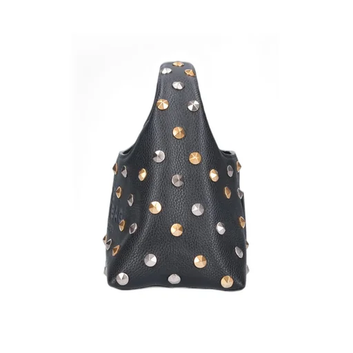 The Glam Stud Embellished Mini Sack Bag