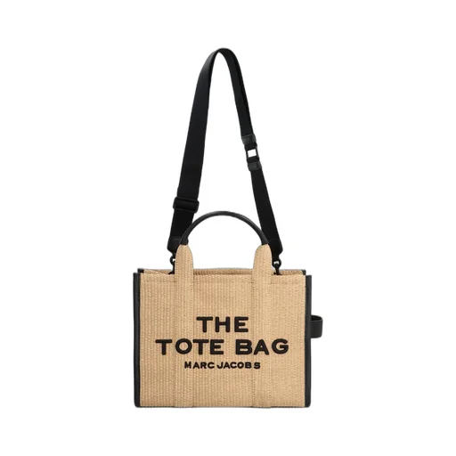 The Medium Woven Top Handle Bag