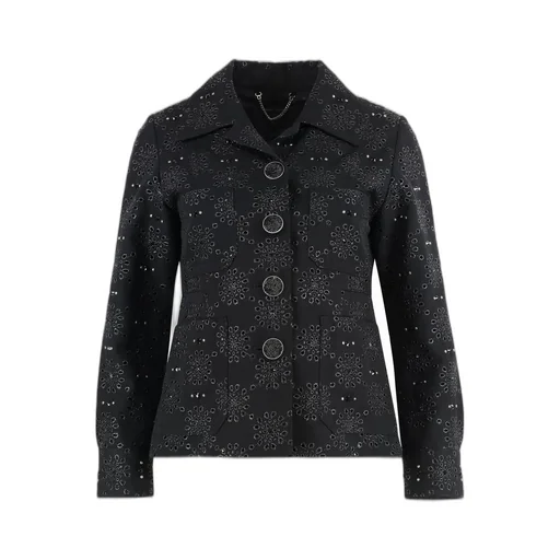 Embellished Buttoned Jacket