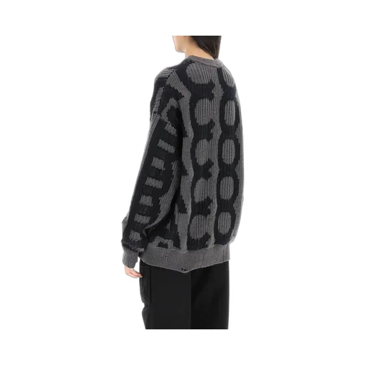 Distressed Crewneck Jumper