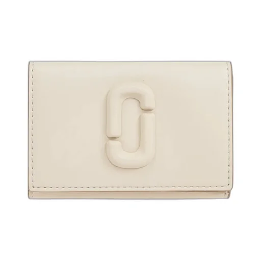 The Leather J Marc Logo-Plaque Wallet