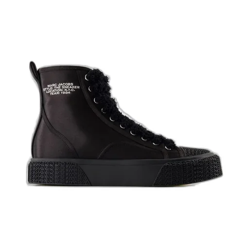 The High Top Satin Sneakers