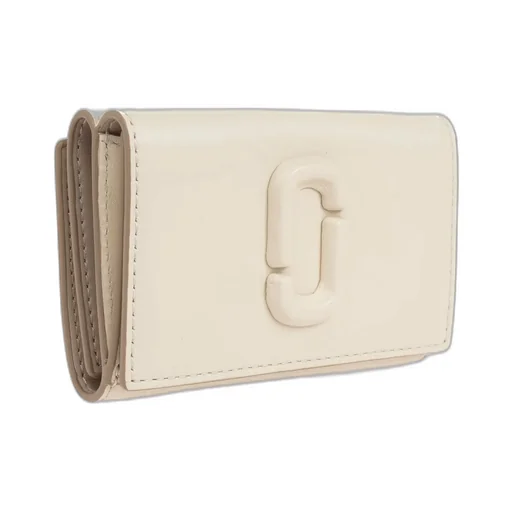 The Leather J Marc Logo-Plaque Wallet